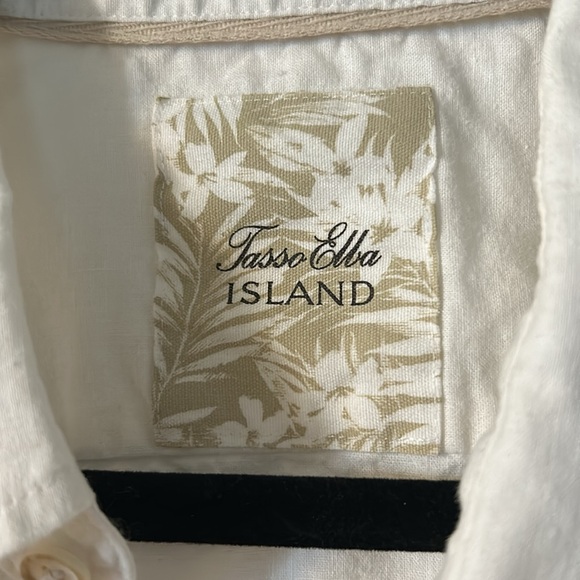Tasso Ella Island button up short sleeve shirt sz XL - Picture 2 of 5